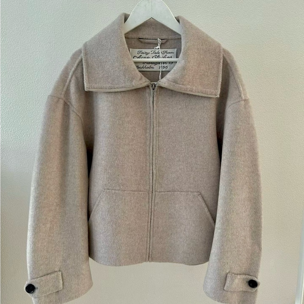 Acne Studios Wool cashmere Zip Jacket size 32